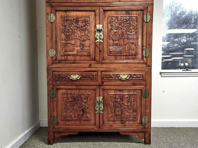 Rustic Asian Inspired Armoire