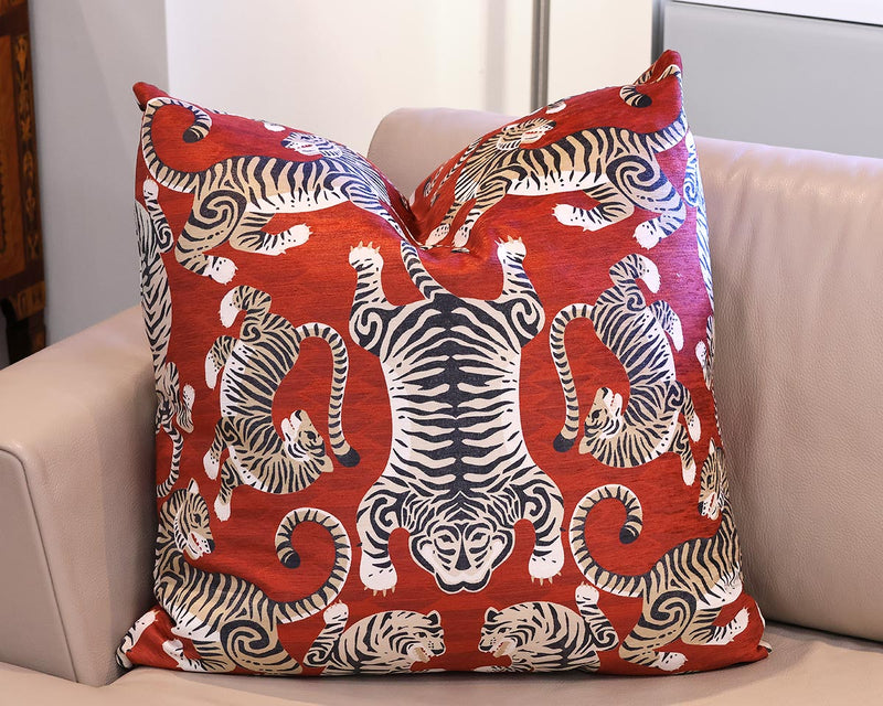 "Tabby Paprika" Accent Pillow