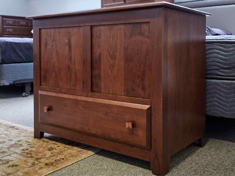 Indigo Skies Solid Cherry Blanket Chest