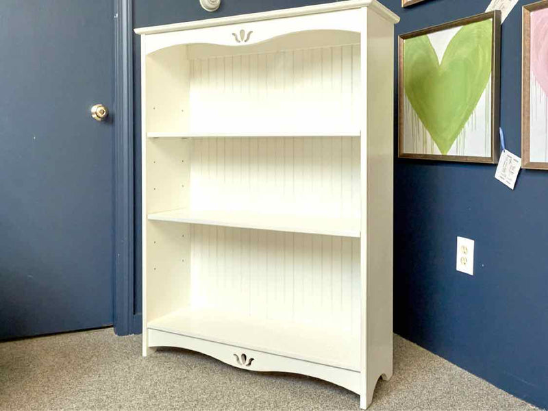 Rustic White Bookcase