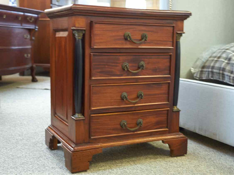 Pair of Neoclassical Nightstands