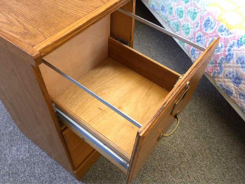 Two Drawer Cherry File Cabinet