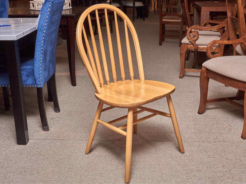 Set of Maple Windsor Style Dining Chairs