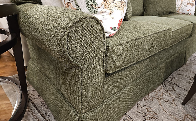 Miles Talbot Forest Green 3-Seat Sofa