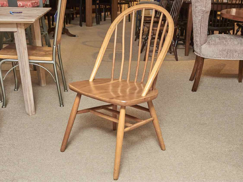 Cherry Table Shaker Style Legs  & 2 Windsor Arm 4 Side Chair Set