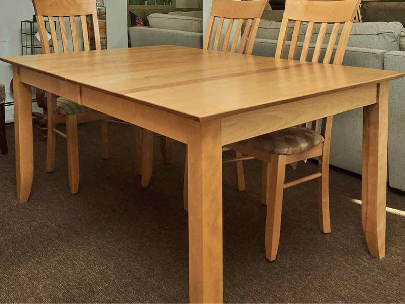 Canadel  Maple Dining Table &  2 Leaves 6 Chairs Set