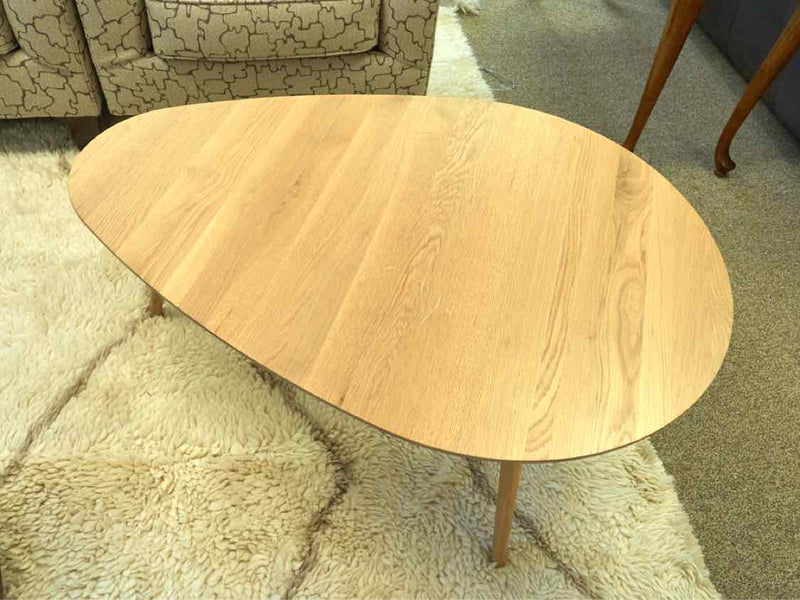 'Amoeba' Cocktail Table in White Oak