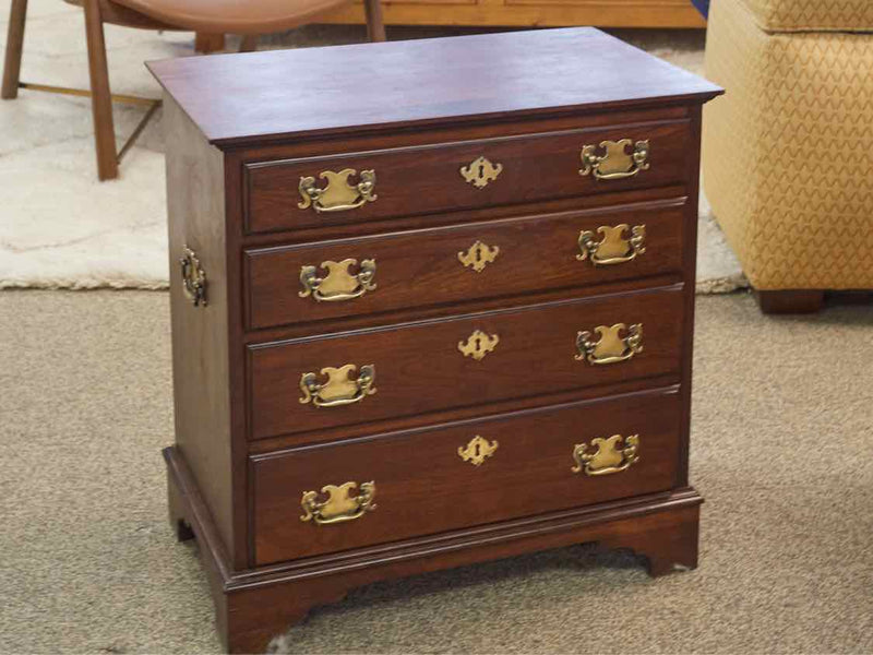 Pennsylvania House Cherry 4 Drawer  Nightstands with Chppendale Brass Handles