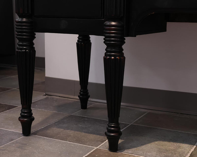 Jaclyn Smith 'Largo' Black Finish  Server with Fluted Legs