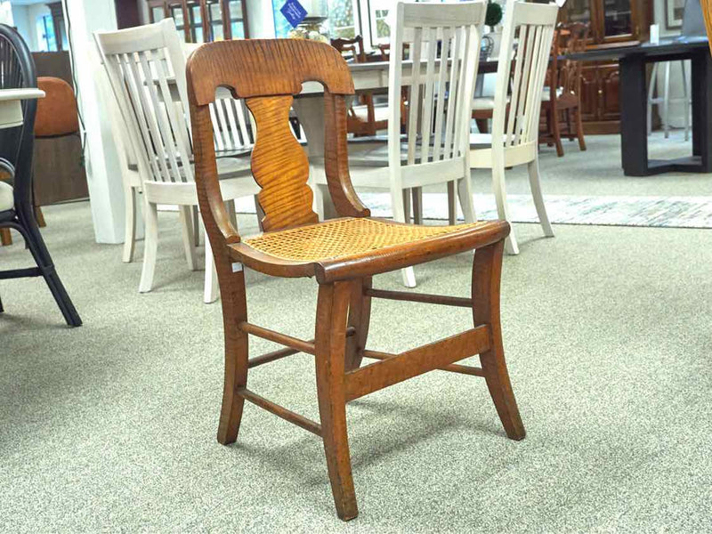 Tiger Maple Splat Back Dining Chair