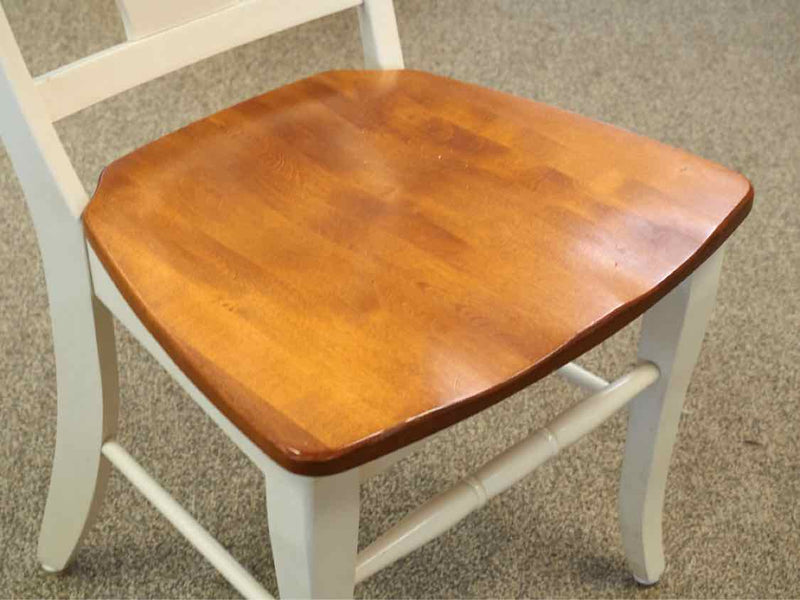 Boston Interiors Round Maple Table & Set of Six Chairs