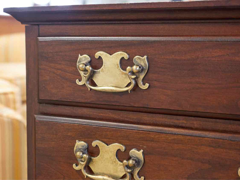 Pennsylvania House Cherry 4 Drawer  Nightstands with Chppendale Brass Handles