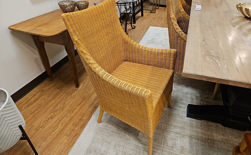 Wicker Wing Chair