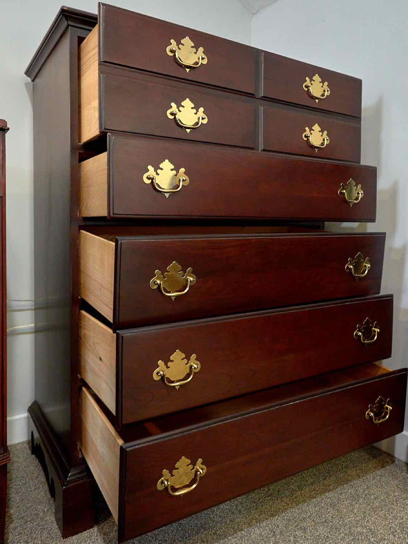 Durham Furniture Cherry Blockfront Chest