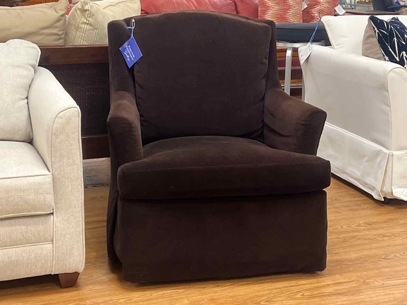 Jessica Charles Cocoa Swivel Chair