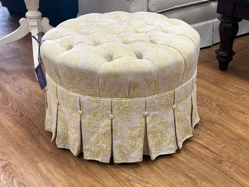 Ethan Allen Tufted Ottoman