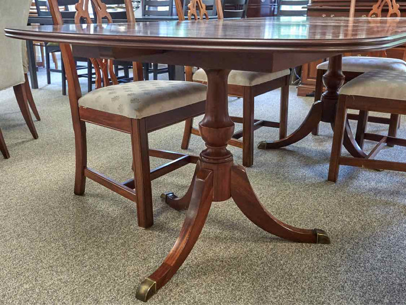 Crescent Furniture Table & Set of 6 Chairs