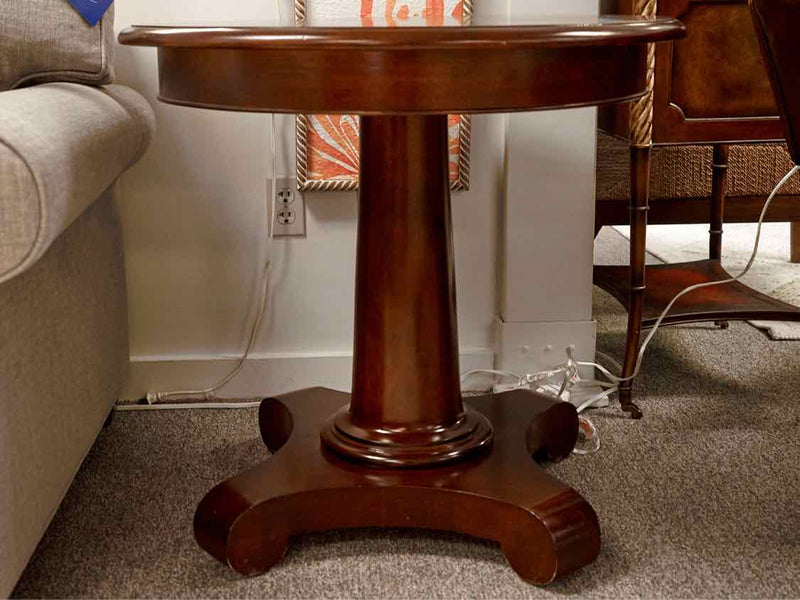 Baker Mahogany Pedestal Table