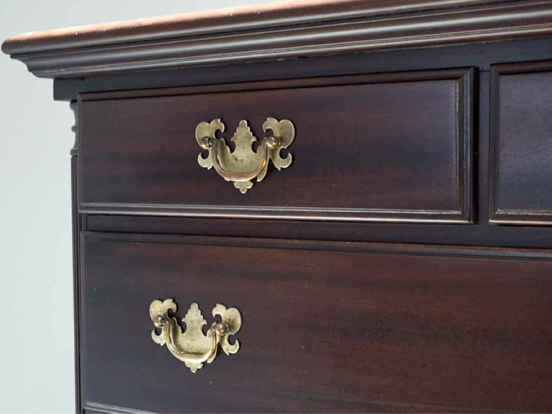 Solid Mahogany Chest on Chest