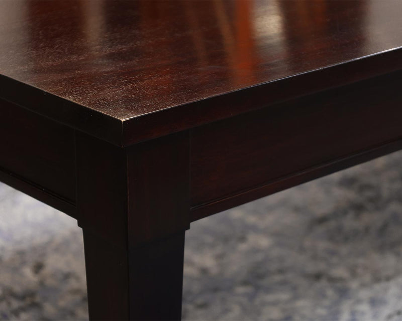 David Iatesta Custom Mahogany Dining Table with Tapered Legs