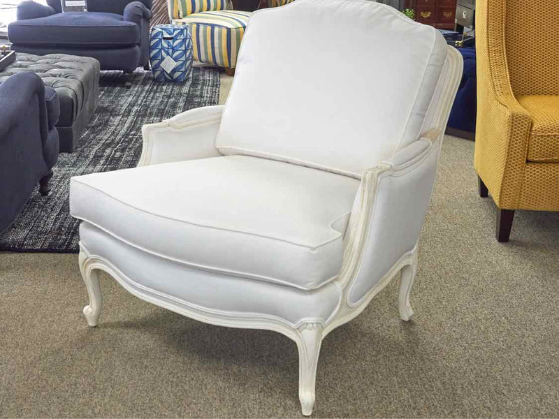 Ethan Allen French Provincial Chair in White