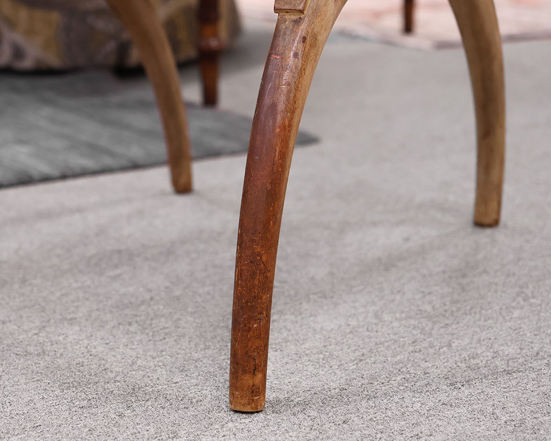 Pair of Vintage Japanese Obi Chairs