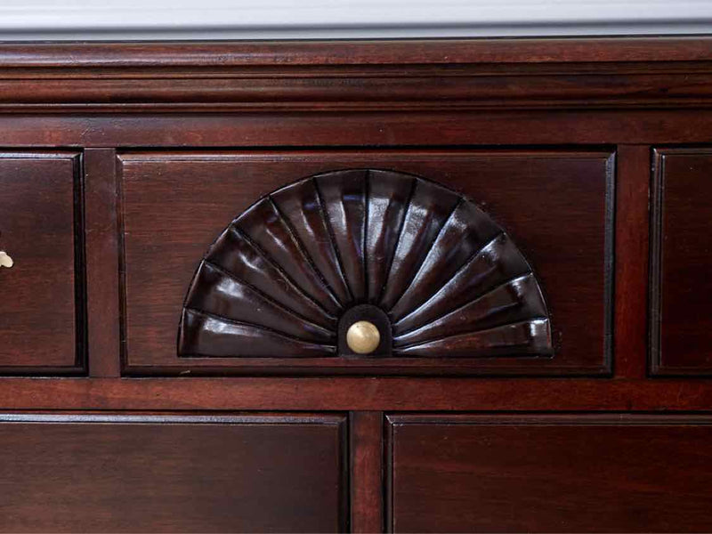 Solid Mahogany Nine Drawer Dresser