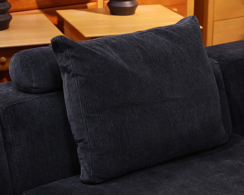 Eilersen Navy Blue 3-Piece Sectional with RAF Chaise