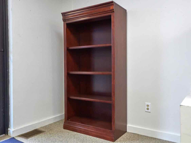 Four Shelf Mahogany Bookcase