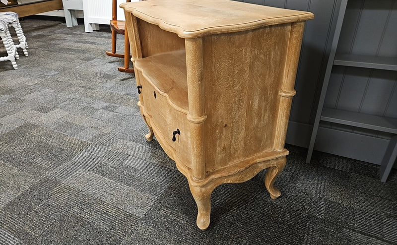 White Wash Side Table