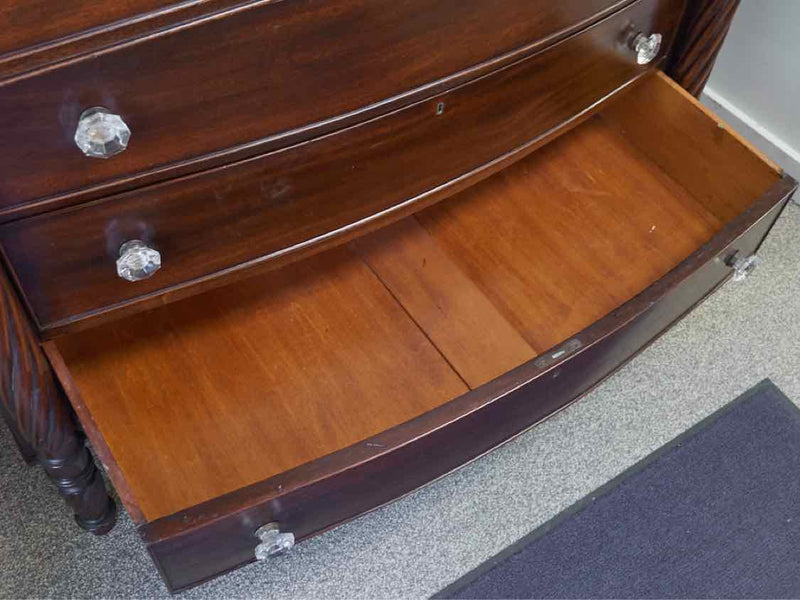 Mahogany Dresser w/ Pediment