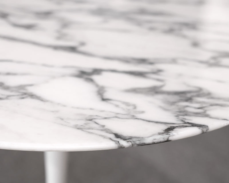 Saarinen Marble Top Tulip Side Table