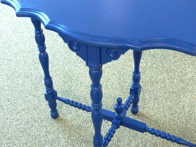 Royal Blue Turtle Top Table