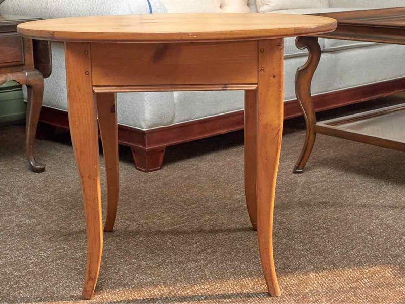 Solid Pine Oval Side Table