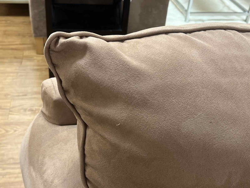 Klaussner Microsuede Taupe Sofa