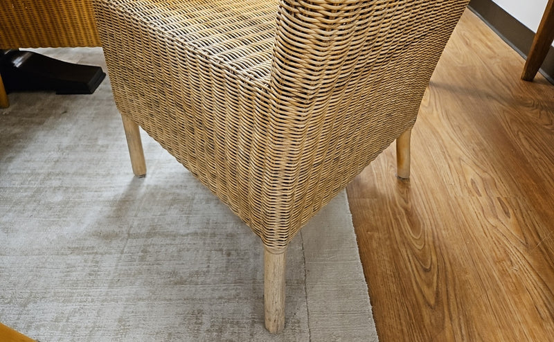 Wicker Wing Chair