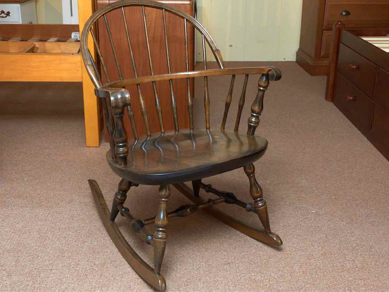 Nichols & Stone Petite Dark Stained Cherry Rocking Chair