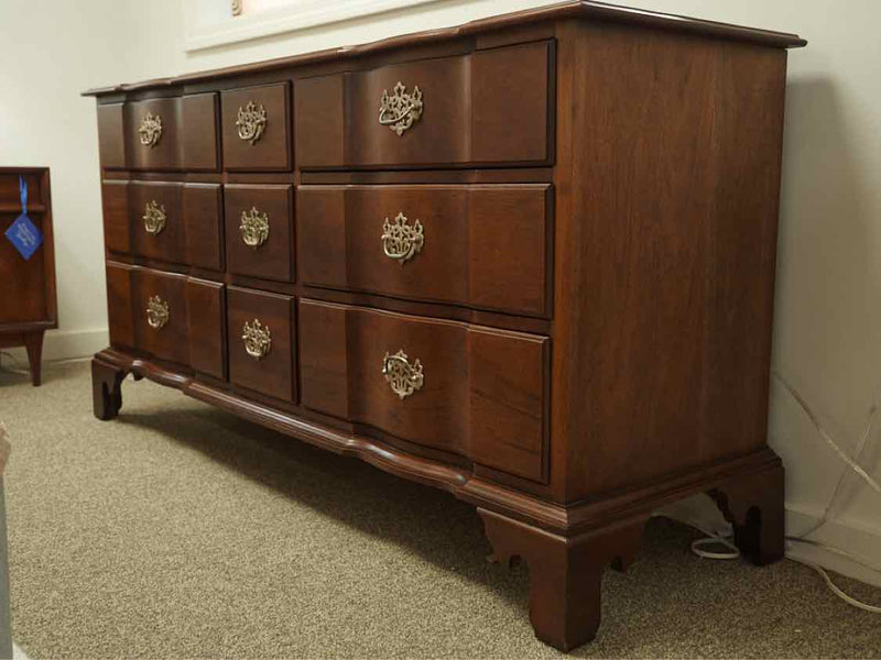 Century Furniture Solid Mahogany Nine Drawer Dresser