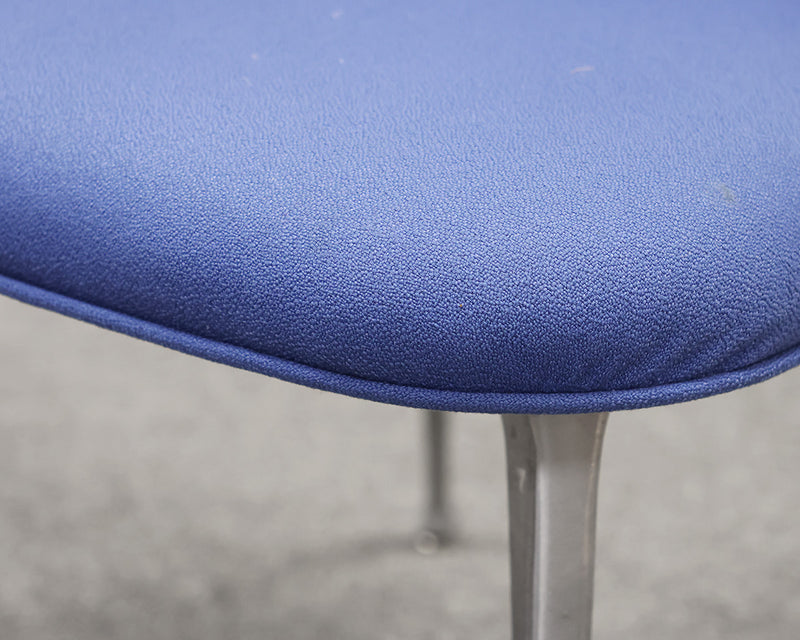 Set of 6 Modernica Impala Dining Chairs in Blue Knoll Fabric