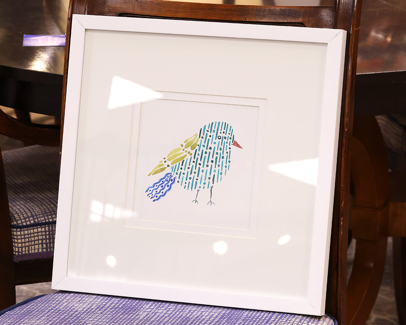 "Conversation Birds IB" Framed Print