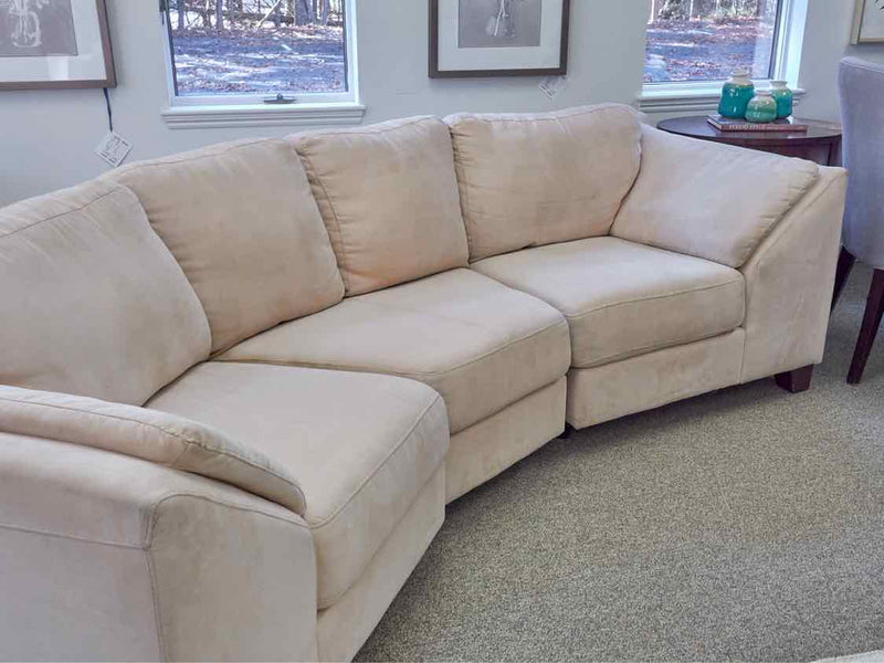 Palliser Curved 3-Seat Sectional