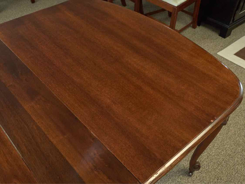 Mahogany Queen Anne Dining Table