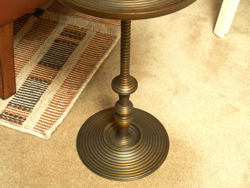 Bronze Accent Drink  Table