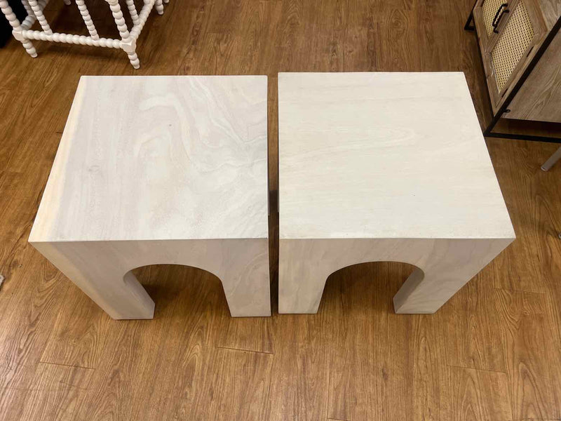 Four Hands Pair of 'Fausto' Side Tables