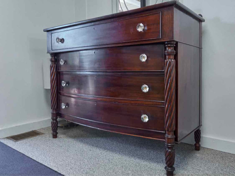 Mahogany Dresser w/ Pediment