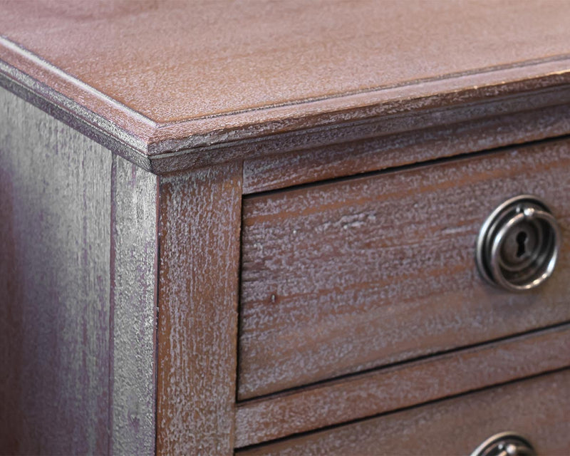 Pair of RH 'Maison' Nightstand in Antiqued Grey Oak