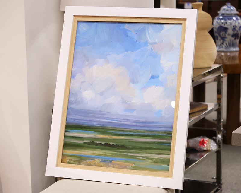 "A New Day I" Print in Natural Wood Frame