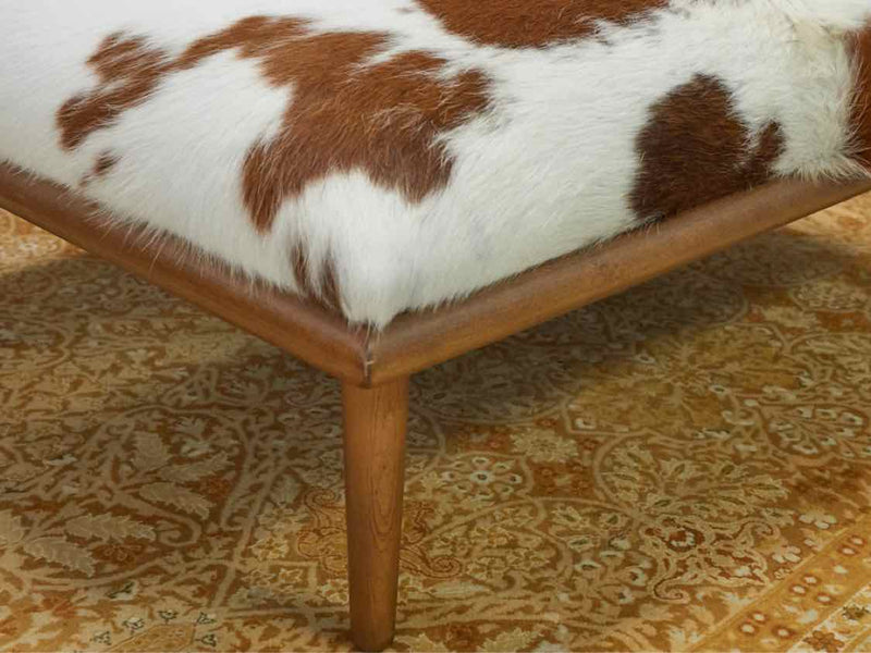 Circle Furniture Cowhide Ottoman