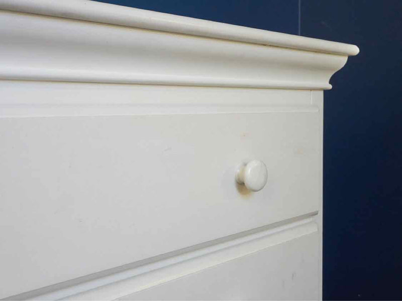 White Four Drawer Chest