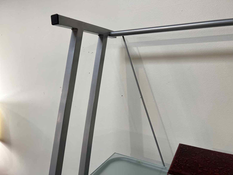 Contemporary Glasstopped Bookshelf